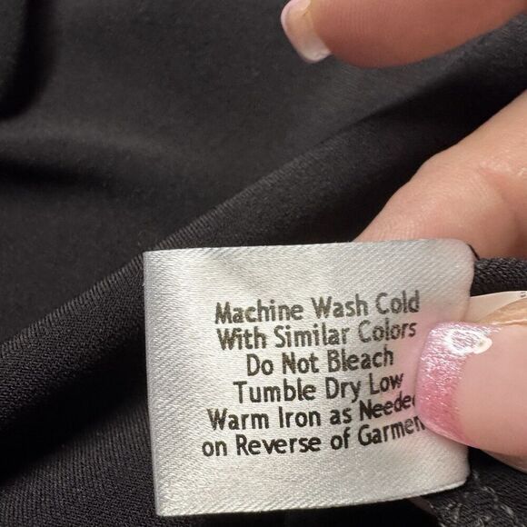 NEW Boston Proper XL Black Tie Back MIDI Dress Modest Traditional Workwear NWT - Picture 12 of 14